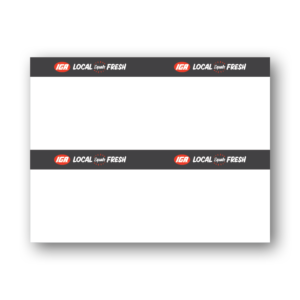 "Local Equals Fresh" Shelf Signs (4-up)