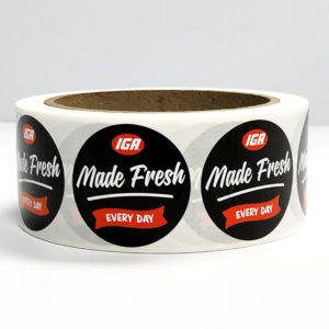 "Made Fresh Every Day" Stickers