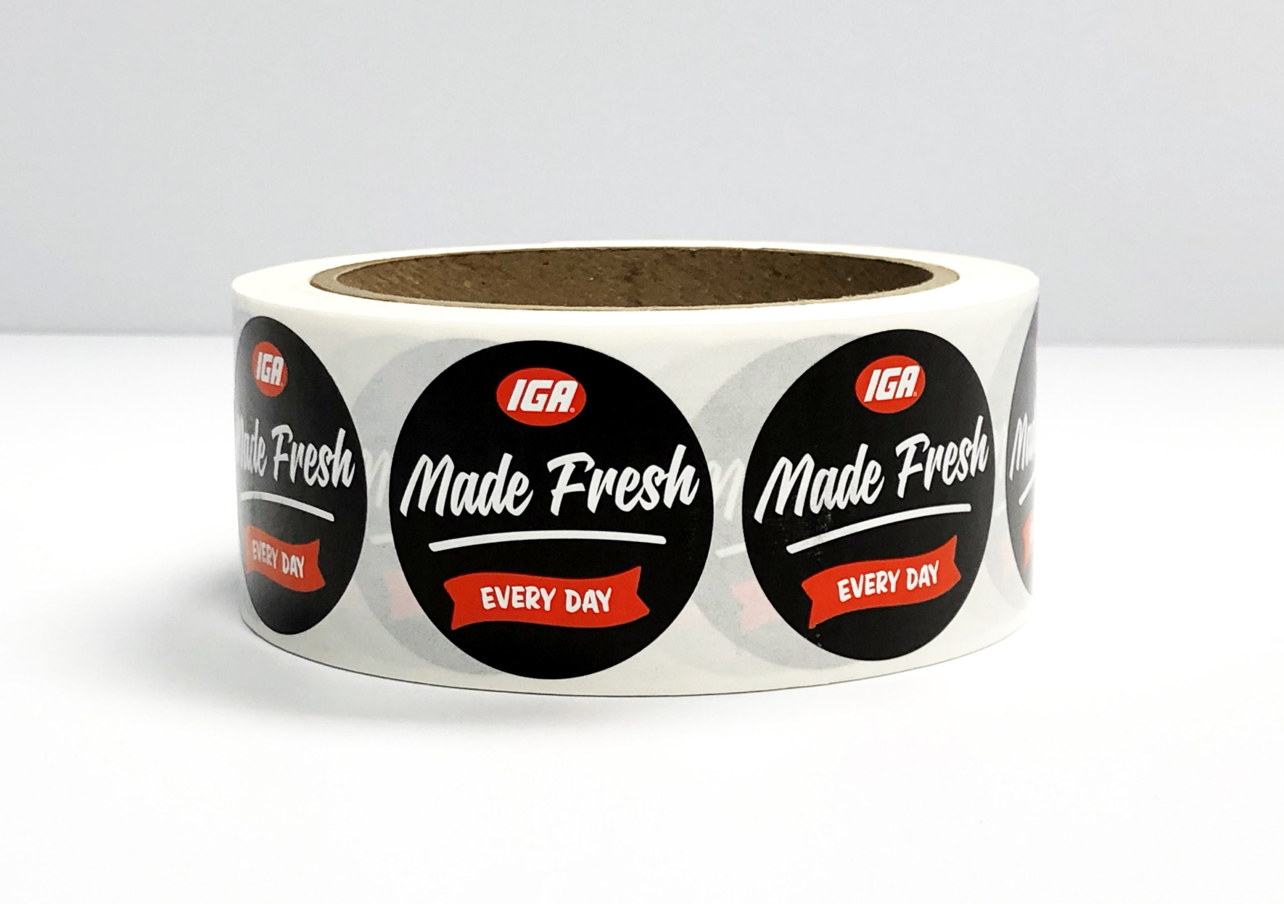 “Made Fresh Every Day” Stickers – IGA Signs