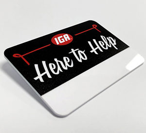 'Here to Help' Name Badges