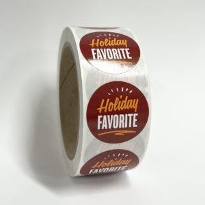 "Holiday Favorite" Stickers