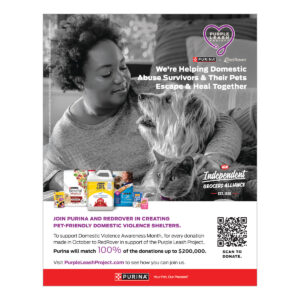 Purina 'Purple Leash Project' - Stanchion Signs